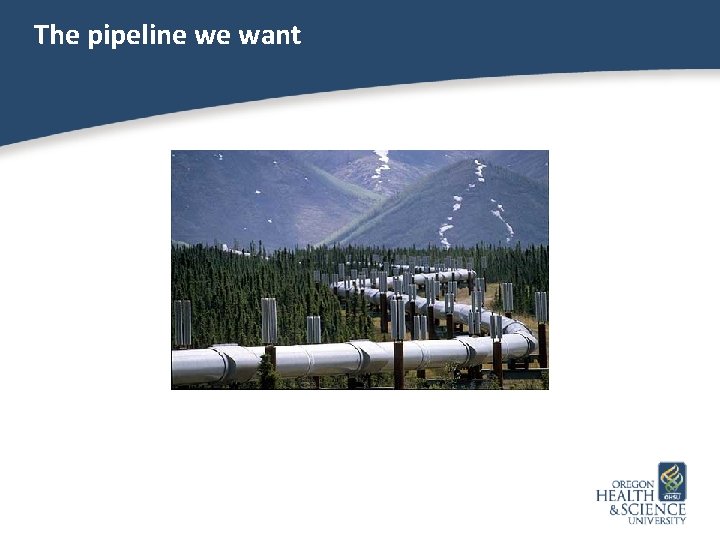 The pipeline we want 