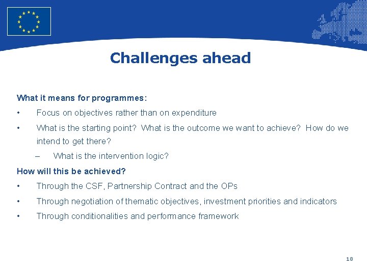 European Union Regional Policy – Employment, Social Affairs and Inclusion Challenges ahead What it