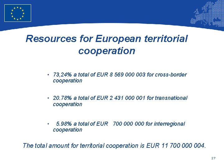 European Union Regional Policy – Employment, Social Affairs and Inclusion Resources for European territorial