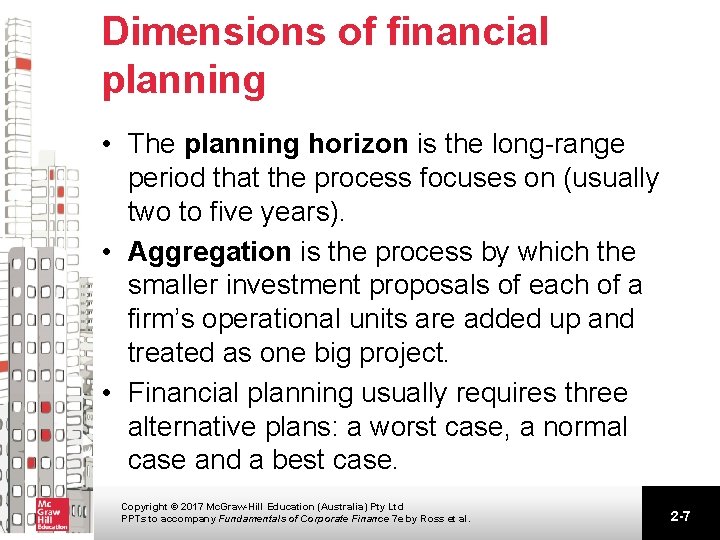 Chapter Four Longterm Financial Planning And Corporate Growth