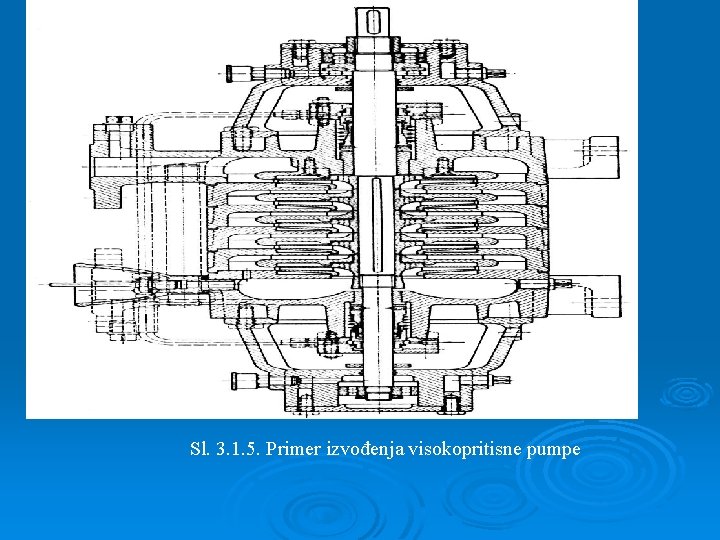 Sl. 3. 1. 5. Primer izvođenja visokopritisne pumpe 