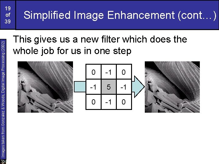 Images taken from Gonzalez & Woods, Digital Image Processing (2002) 19 of 39 Simplified