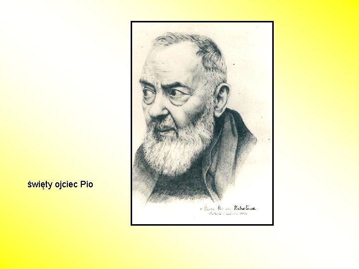 święty ojciec Pio 