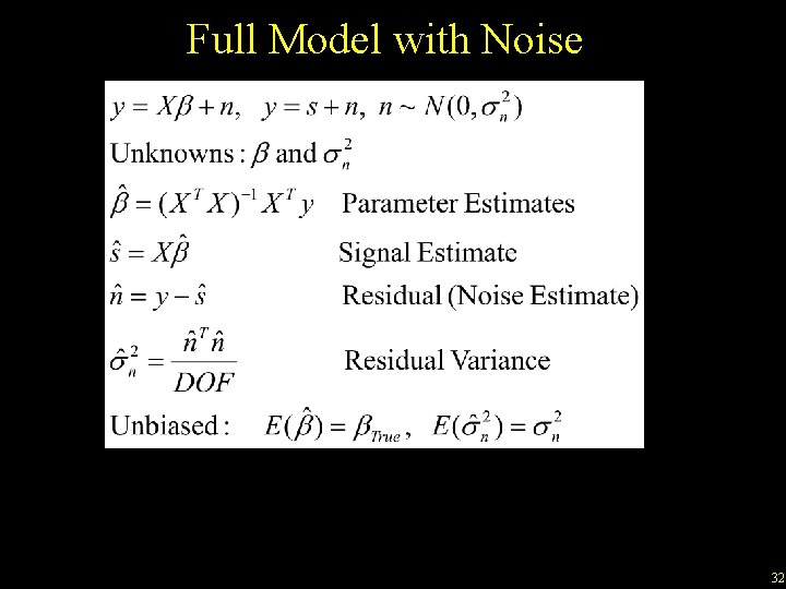 Full Model with Noise 32 