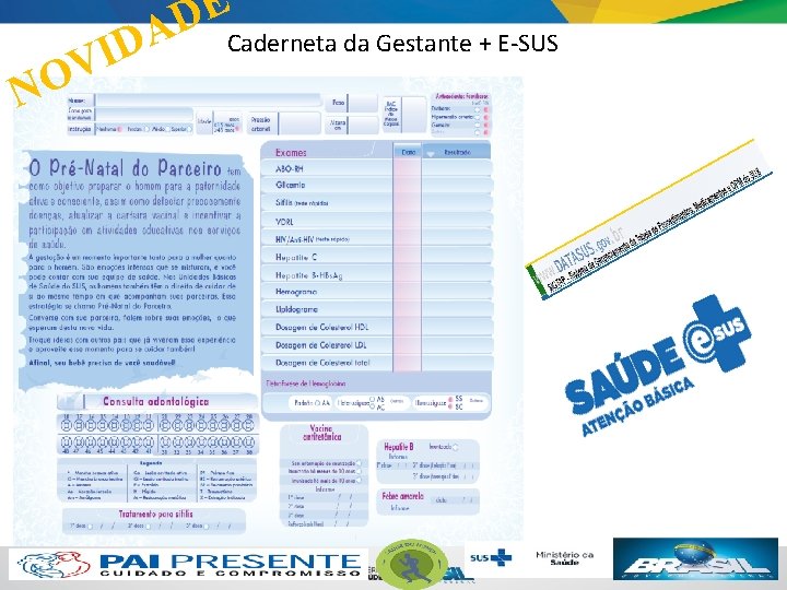 NO D I V E D A Caderneta da Gestante + E-SUS NO D I V E D A Caderneta da Gestante + E-SUS