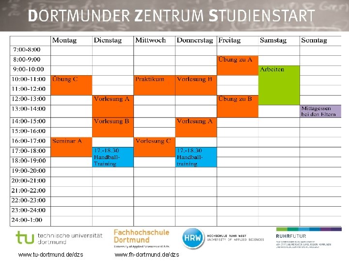 www. tu-dortmund. de/dzs www. fh-dortmund. de/dzs 