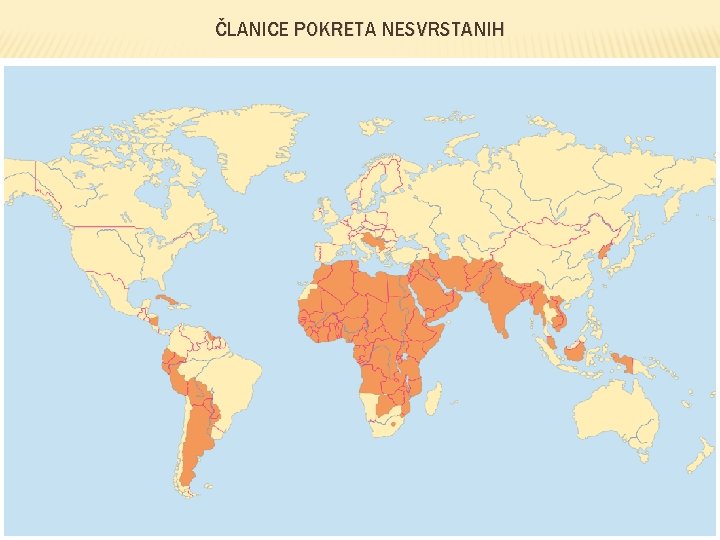 ČLANICE POKRETA NESVRSTANIH 