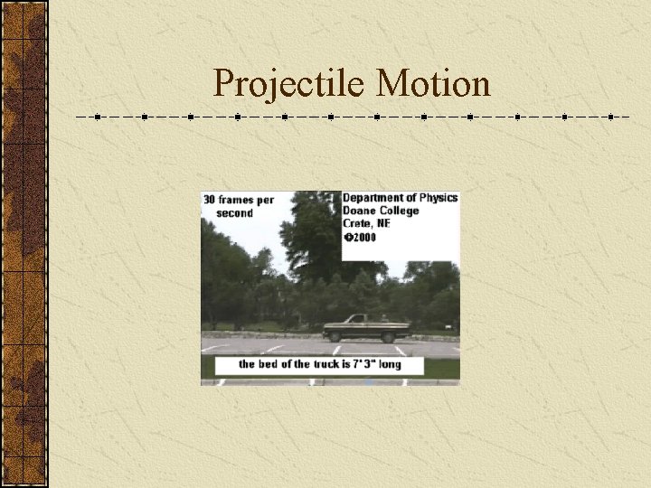 Projectile Motion 