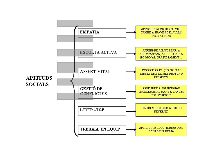 EMPATIA APTITUDS SOCIALS APRENDRE A VEURE EL MON TAMBÉ A TRAVÉS DELS ULLS DELS