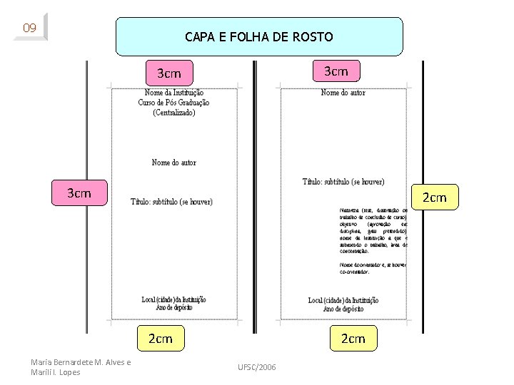 09 CAPA E FOLHA DE ROSTO 3 cm 3 cm 2 cm Maria Bernardete