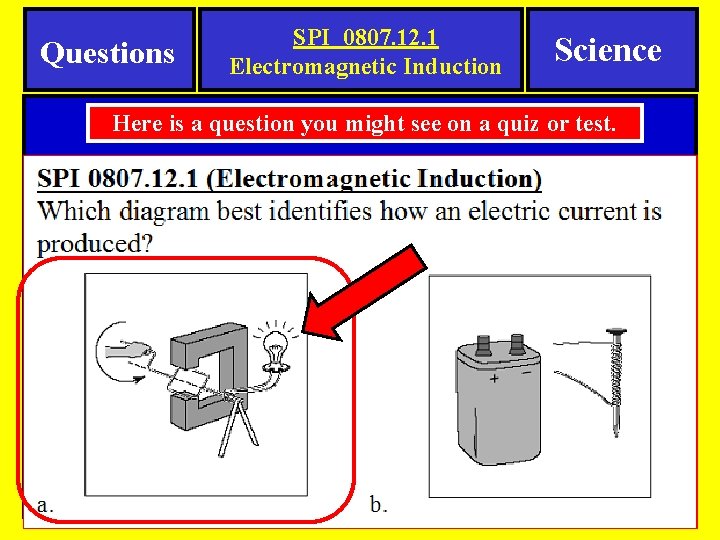Notes SPI 0807 12 1 Electromagnetic Induction Science