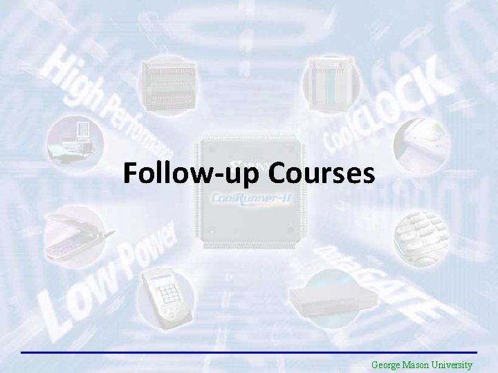 Follow-up Courses George Mason University 