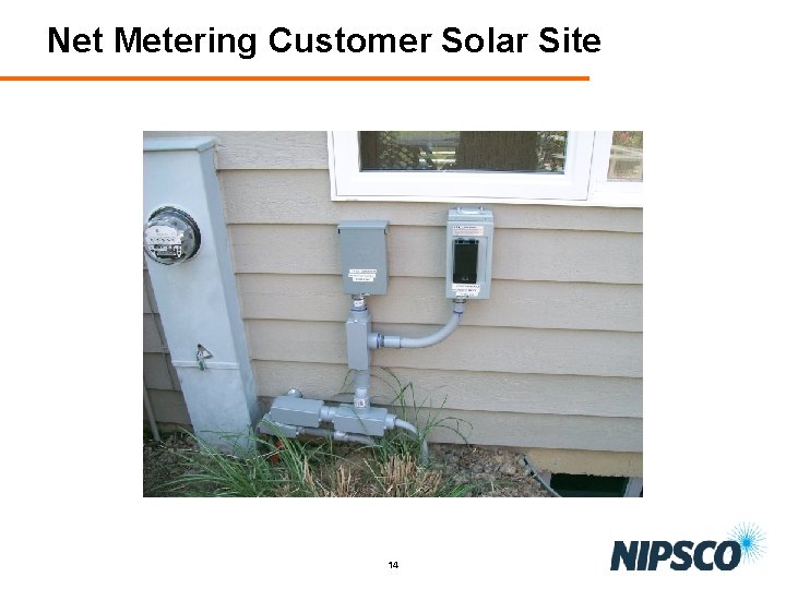 Net Metering Customer Solar Site 14 