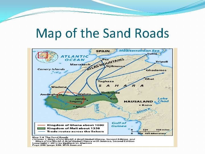 Map of the Sand Roads 