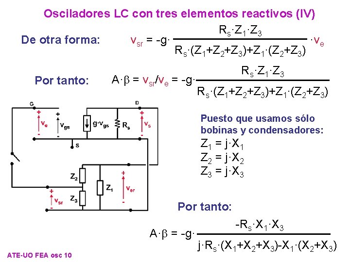 Tema 8 Osciladores Con Elementos Discretos De Baja