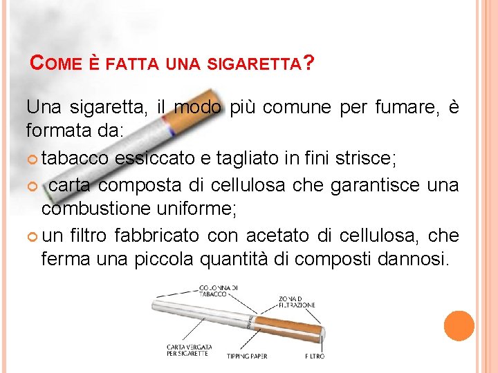 Classifica Sigarette Che Fanno Meno Male