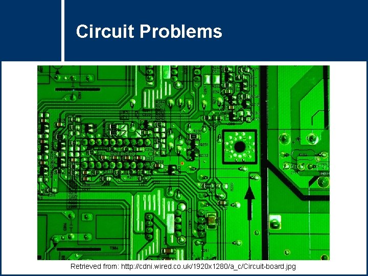 Circuit Problems Question Title Retrieved from: http: //cdni. wired. co. uk/1920 x 1280/a_c/Circuit-board. jpg