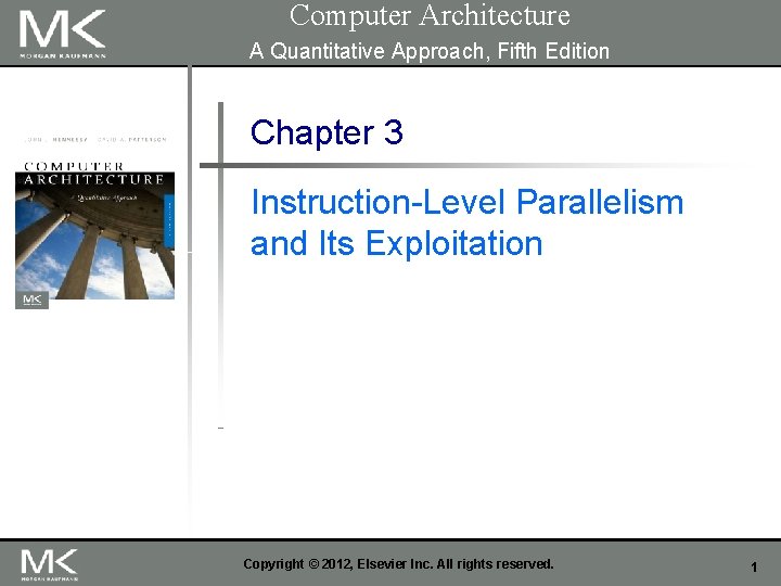 Computer Architecture A Quantitative Approach Fifth Edition Chapter