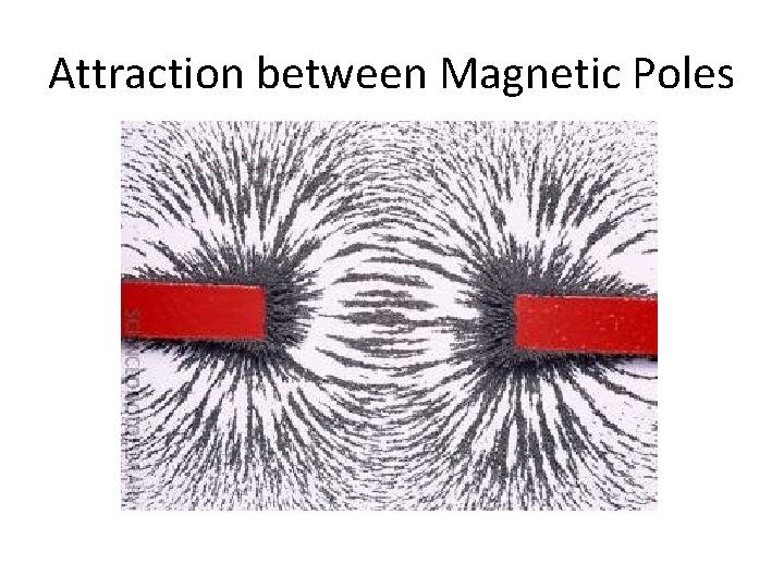 Attraction between Magnetic Poles Attraction between Magnetic Poles