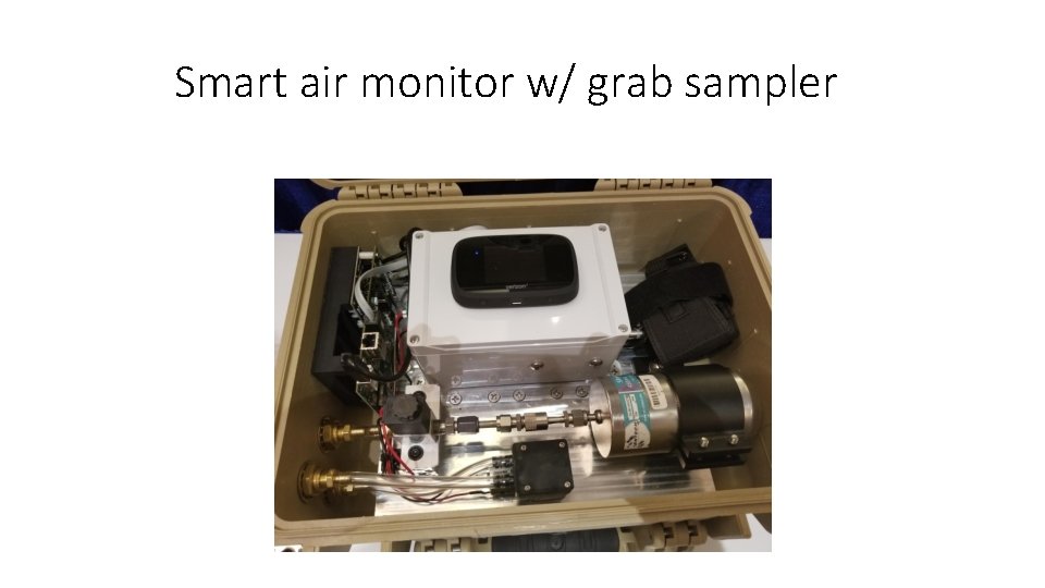 Smart air monitor w/ grab sampler 