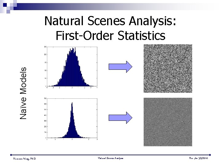 Naïve Models Natural Scenes Analysis: First-Order Statistics Vivienne Ming, Ph. D. Natural Scenes Analysis