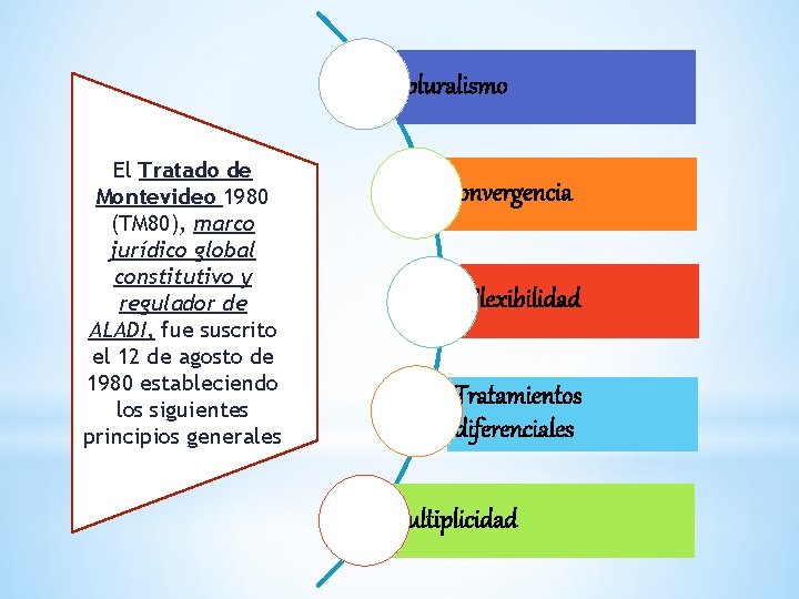 pluralismo El Tratado de Montevideo 1980 (TM 80), marco jurídico global constitutivo y regulador