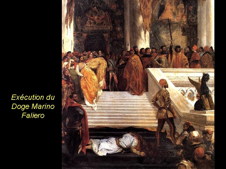 Exécution du Doge Marino Faliero 
