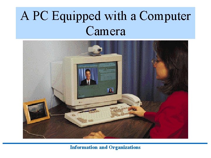 A PC Equipped with a Computer Camera Information and Organizations 