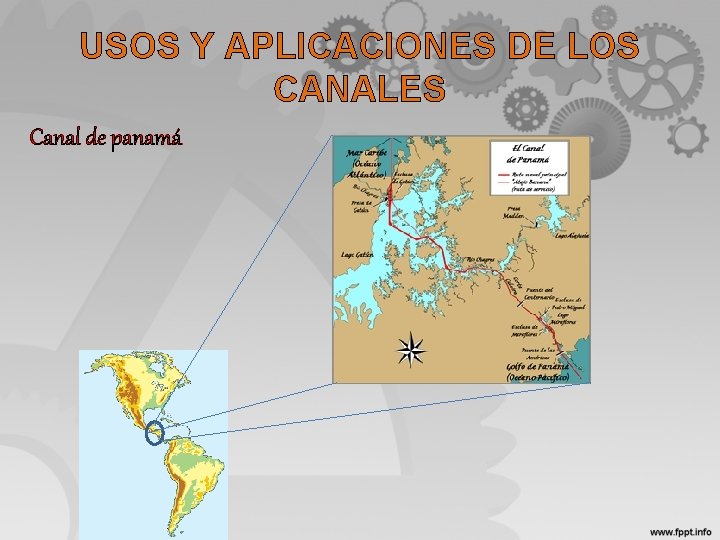 USOS Y APLICACIONES DE LOS CANALES Canal de panamá 