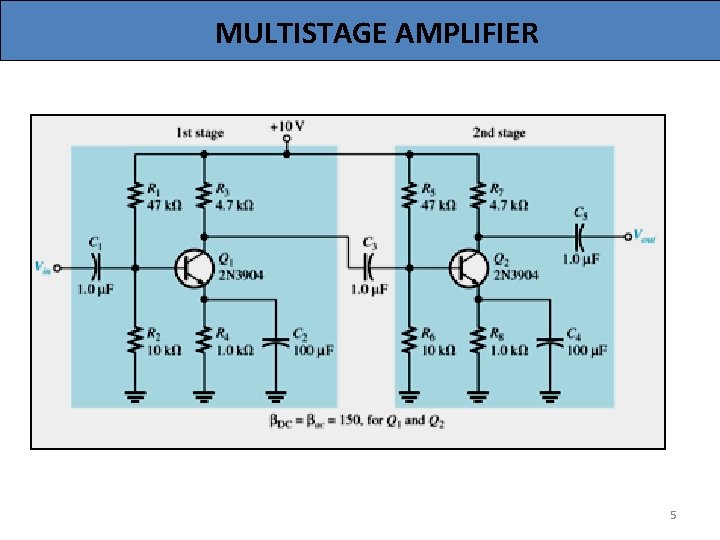 MULTISTAGE AMPLIFIER 5 