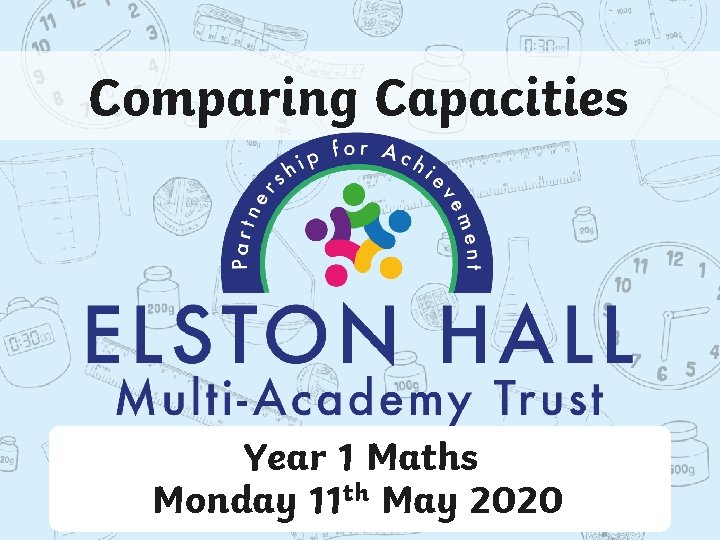 Comparing Capacities Year 1 Maths Monday 11 th May 2020 