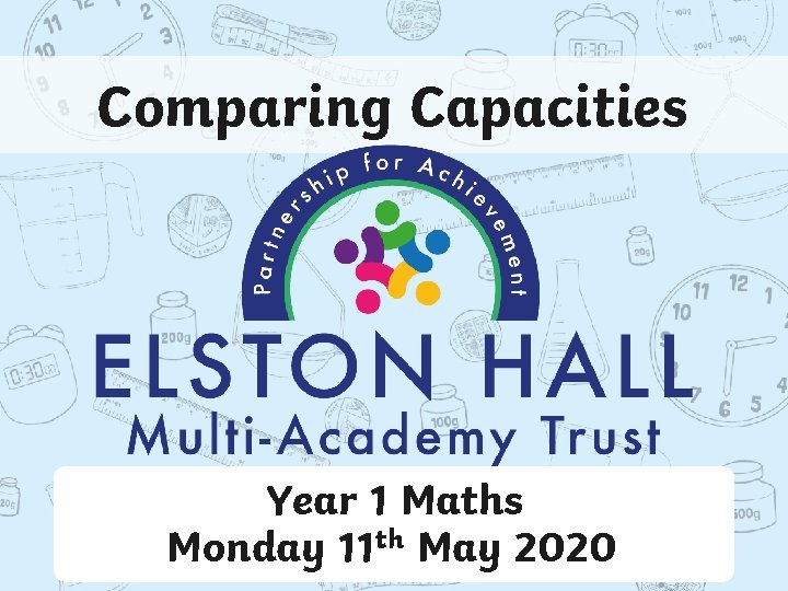 Comparing Capacities Year 1 Maths Monday 11 th May 2020 