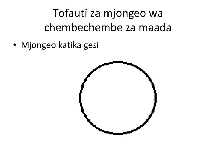 Tofauti za mjongeo wa chembe za maada • Mjongeo katika gesi 