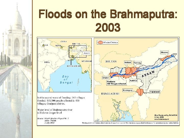 Floods on the Brahmaputra: 2003 