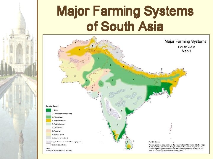 Major Farming Systems of South Asia 