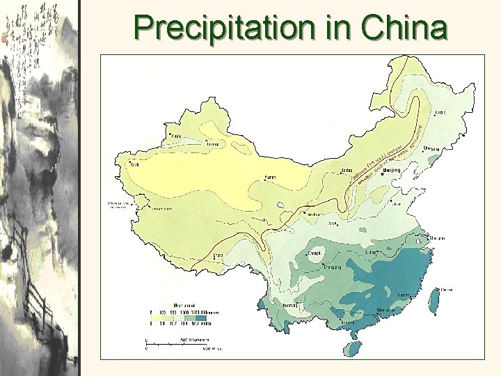 Precipitation in China 