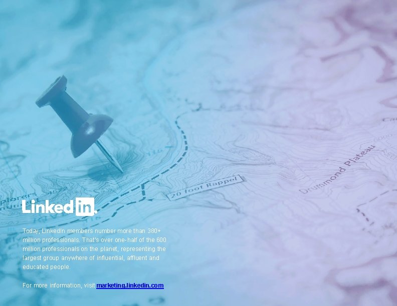Today, Linked. In members number more than 380+ million professionals. That’s over one-half of Today, Linked. In members number more than 380+ million professionals. That’s over one-half of