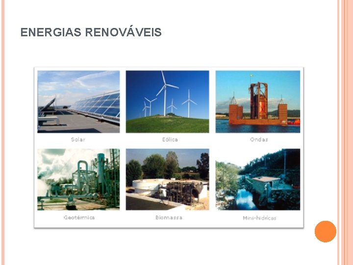 ENERGIAS RENOVÁVEIS 