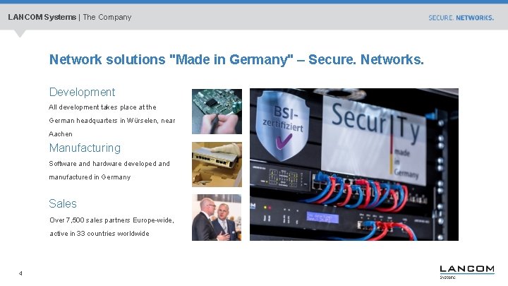 LANCOM Systems | The Company Network solutions "Made in Germany" – Secure. Networks. Development