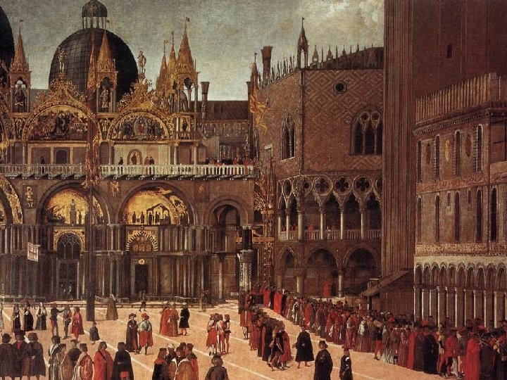 detail, Procession of the Relic of the True Cross Before the Church of Saint