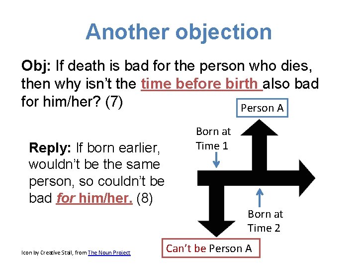 Another objection Obj: If death is bad for the person who dies, then why Another objection Obj: If death is bad for the person who dies, then why