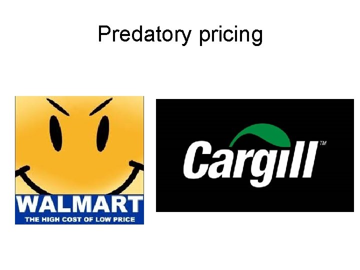 Predatory pricing 
