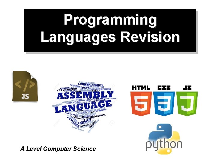 Programming Languages Revision A Level Computer Science 