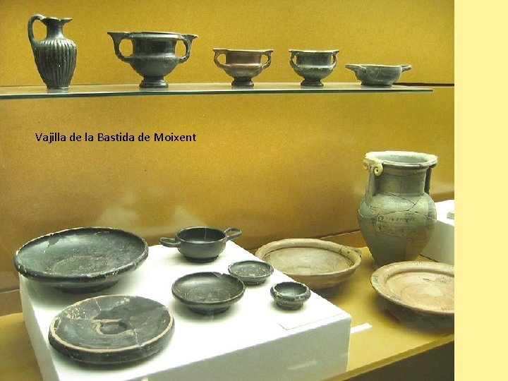 Vajilla de la Bastida de Moixent 