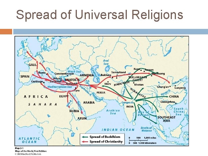 Spread of Universal Religions 