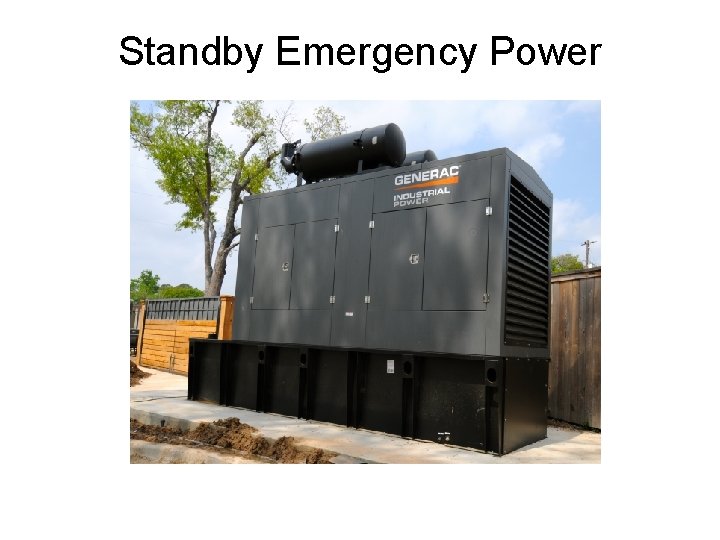 Standby Emergency Power 