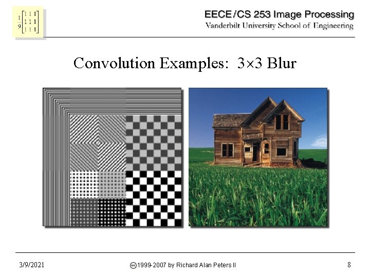 EECECS 253 Image Processing Lecture Notes Spatial Lecture