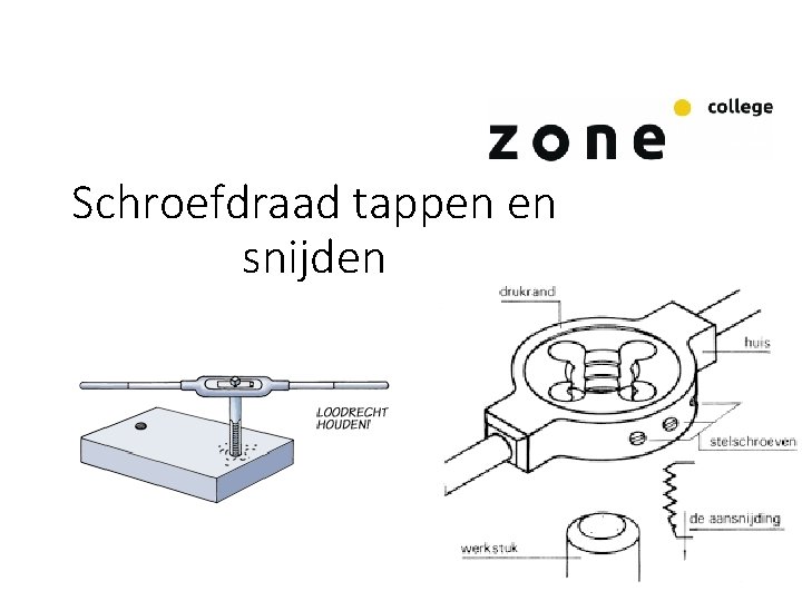 Schroefdraad tappen en snijden 