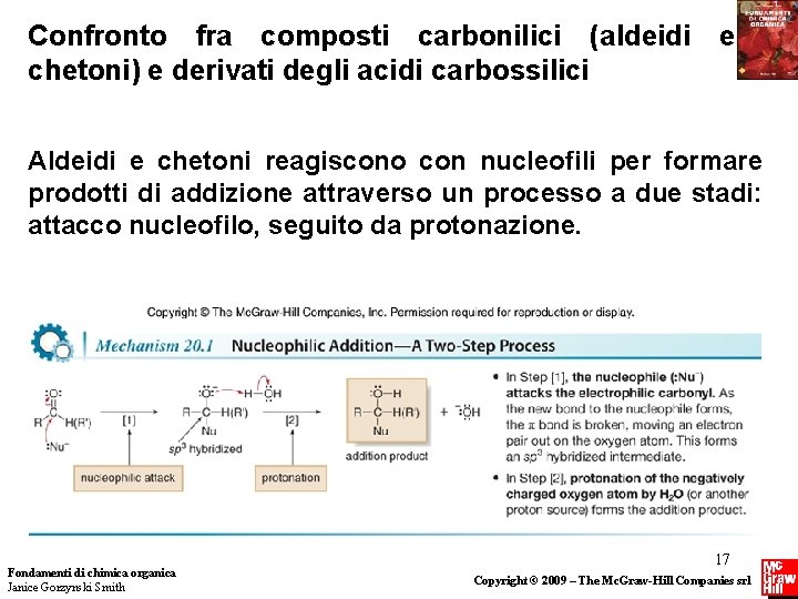Confronto fra composti carbonilici (aldeidi e chetoni) e derivati degli acidi carbossilici Aldeidi e Confronto fra composti carbonilici (aldeidi e chetoni) e derivati degli acidi carbossilici Aldeidi e