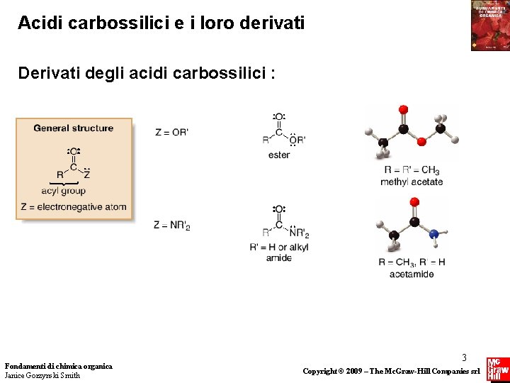 Acidi carbossilici e i loro derivati Derivati degli acidi carbossilici : Fondamenti di chimica Acidi carbossilici e i loro derivati Derivati degli acidi carbossilici : Fondamenti di chimica